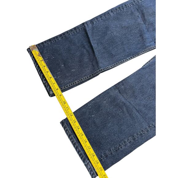 Levi’s 501 Jeans 38 Made in USA Button Fly Dark Wash 80s Actual Sz 35x29.5 - Picture 7 of 13